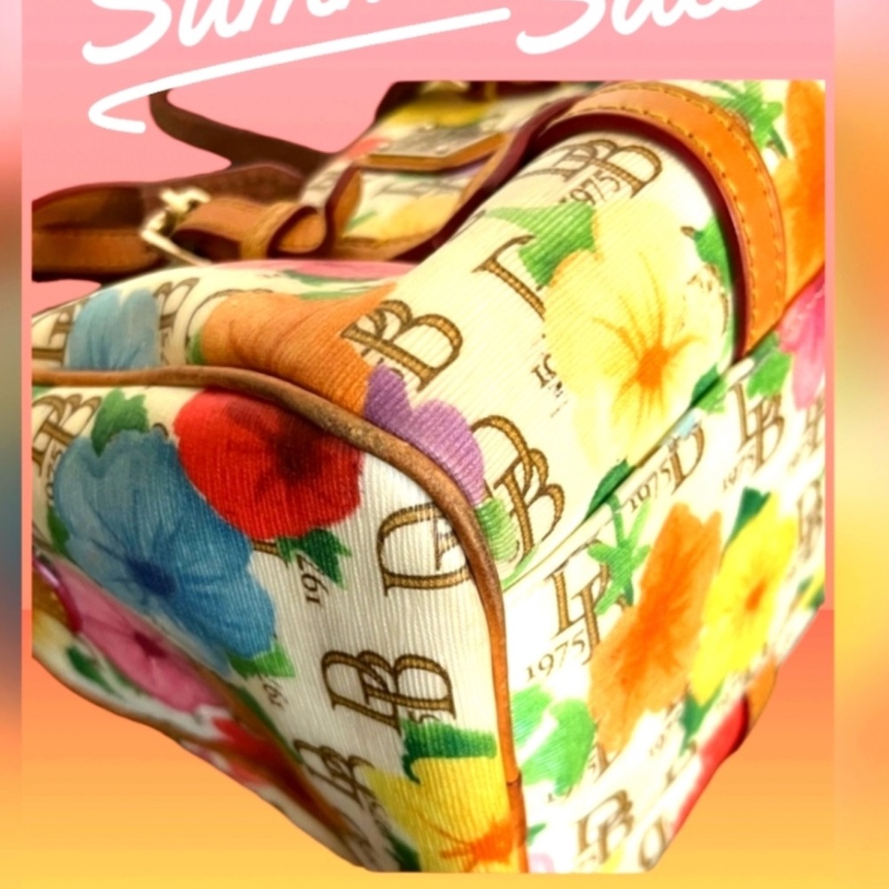 Dooney & Bourke Floral Satchel Bag in Multicolor - Picture 5 of 14